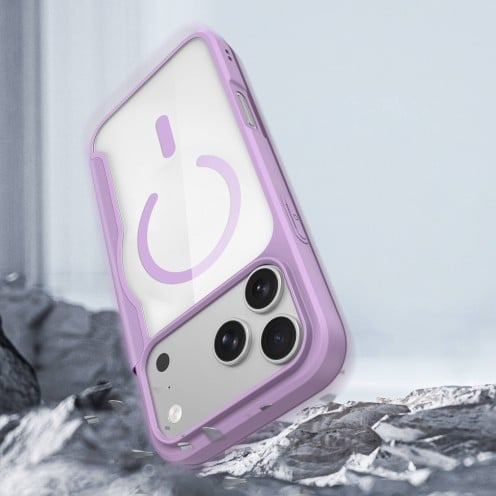 DuxDucis - Magsafe Case - Skin X Pro Series - For iPhone 17 Pro - Pink/Purple