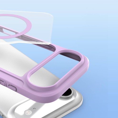 DuxDucis - Magsafe Case - Skin X Pro Series - For iPhone Air - Pink / Purple