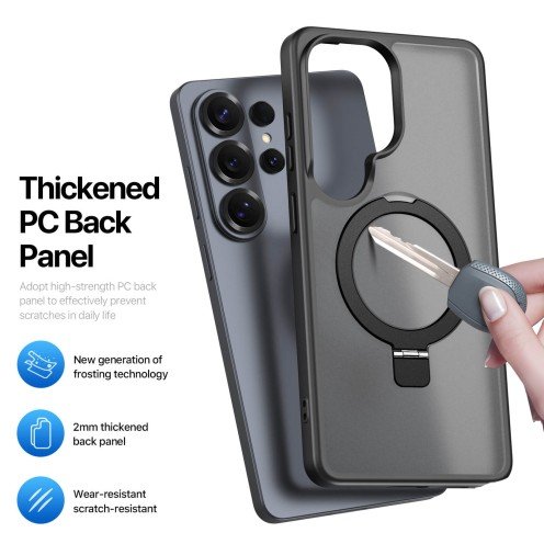 DuxDucis - Magsafe Case - Yind Series - For Samsung Galaxy S26 Ultra - SM-S948 - Black DuxDucis - Magsafe Case - Yind Series - For Samsung Galaxy S26 Ultra - SM-S948 - Black