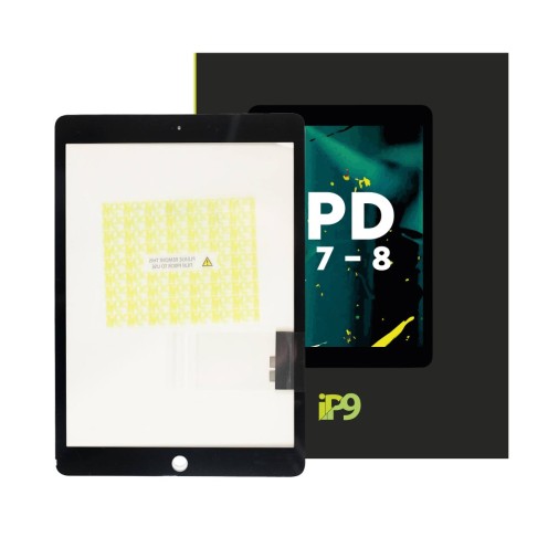 For iPad 7 (2019) - 8 (2020) - Touch Screen Digitizer - Black - iP9 For iPad 7 (2019) - 8 (2020) - Touch Screen Digitizer - Black - iP9