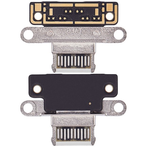 For iPad Pro 11 1st Gen (2018) - Pro 11 2nd Gen (2020) - Pro 11 3rd Gen (2021) - Pro 11 4th Gen (2022) - Pro 12.9 3rd Gen (2018) - Pro 12.9 4th Gen (2020) - Pro 12.9 5th Gen (2021) - Pro 12.9 6th Gen (2022) - Charging Port - Silver - 10 Pack