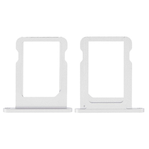 For iPad Pro 11 3rd Gen (2021) - Pro 11 4th Gen (2022) - Pro 12.9 4th Gen (2020) - Pro 12.9 5th Gen (2021) - Pro 12.9 6th Gen (2022) - SIM Card Tray - Silver