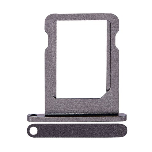For iPad Pro 11 3rd Gen (2021) - Pro 11 4th Gen (2022) - Pro 12.9 4th Gen (2020) - Pro 12.9 5th Gen (2021) - Pro 12.9 6th Gen (2022) - SIM Card Tray - Space Grey