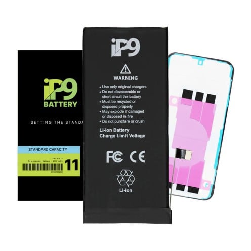 For iPhone 11 - Battery Replacement - 3110 mAh - iP9 - Standard Capacity For iPhone 11 - Battery Replacement - 3110 mAh - iP9 - Standard Capacity
