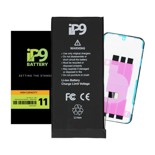 For iPhone 11 - Battery Replacement - 3680 mAh - iP9 - High Capacity