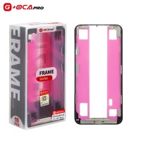 For iPhone 11 Pro Max -  Touch Screen Frame Bezel With Adhesive - G+OCA - 10 Pack