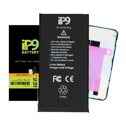 For iPhone 12 - 12 Pro - Battery Replacement - 3320 mAh - iP9 - High Capacity