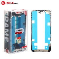 For iPhone 12 - 12 Pro - Touch Screen Frame Bezel With Adhesive - G+OCA - 10 Pack