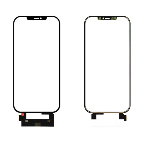 For iPhone 12 Pro Max - Touch Screen Digitizer & Top Glass Lens with OCA - No IC - Soldering Required
