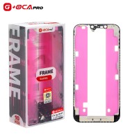 For iPhone 12 Pro Max - Touch Screen Frame Bezel With Adhesive - G+OCA - 10 Pack