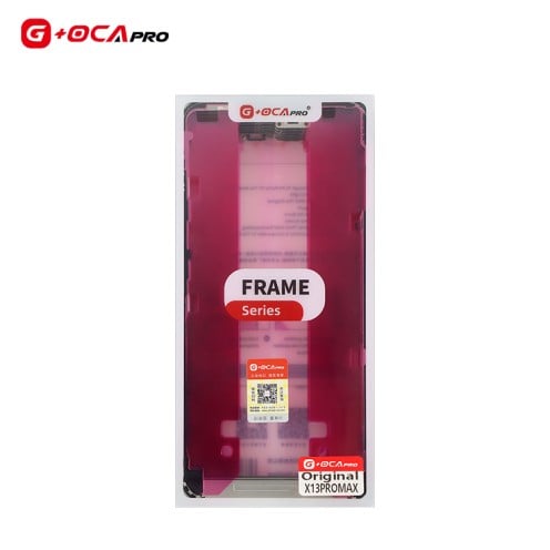 For iPhone 13 Pro Max - Touch Screen Frame Bezel With Adhesive - G+OCA - 10 Pack