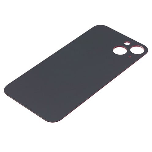 For iPhone 13 - Rear Glass With Adhesive - Big Camera Hole - Red - No Logo