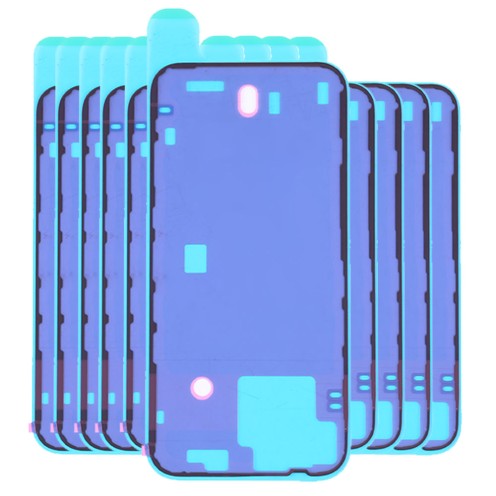 For iPhone 14 - iPhone 16e - Back Glass Cover Adhesive - Purple - 10 Pack