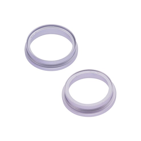 For iPhone 14 - 14 Plus - Rear Camera Lens Bezel Only - Purple - 2 Piece Set