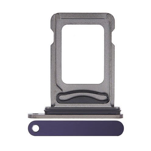For iPhone 14 Pro - 14 Pro Max - SIM Card Tray - Dual SIM - Deep Purple For iPhone 14 Pro - 14 Pro Max - SIM Card Tray - Dual SIM - Deep Purple