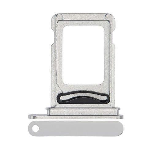 For iPhone 14 Pro - 14 Pro Max - SIM Card Tray - Dual SIM - Silver For iPhone 14 Pro - 14 Pro Max - SIM Card Tray - Dual SIM - Silver