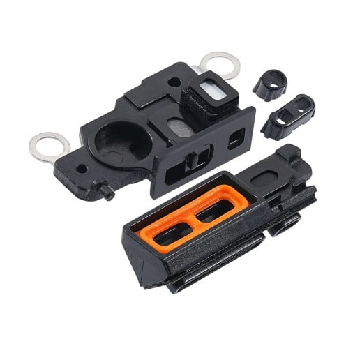 For iPhone 14 Pro - Loudspeaker & MIC Mesh - Space Black - 10 Pack