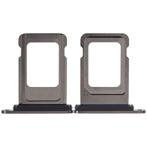 For iPhone 15 Pro - 15 Pro Max - SIM Card Tray - Single SIM - Black Titanium