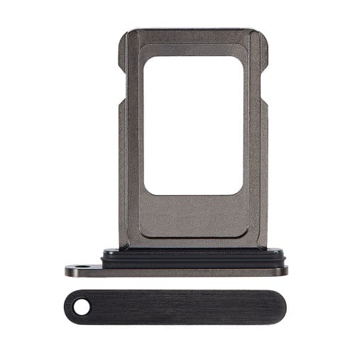 For iPhone 15 Pro - 15 Pro Max - SIM Card Tray - Single SIM - Black Titanium