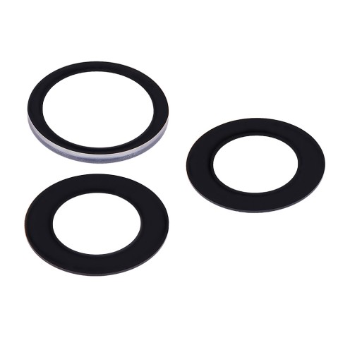 For iPhone 15 Pro Max - Rear Camera Lens With Adhesive - 3 Pieces - Sapphire Glass