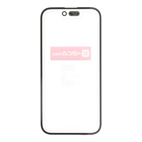 For iPhone 16 - Top Glass With OCA - Nasan