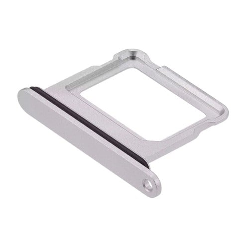 For iPhone 16 - 16 Plus - SIM Card Tray - Dual SIM - White For iPhone 16 - 16 Plus - SIM Card Tray - Dual SIM - White