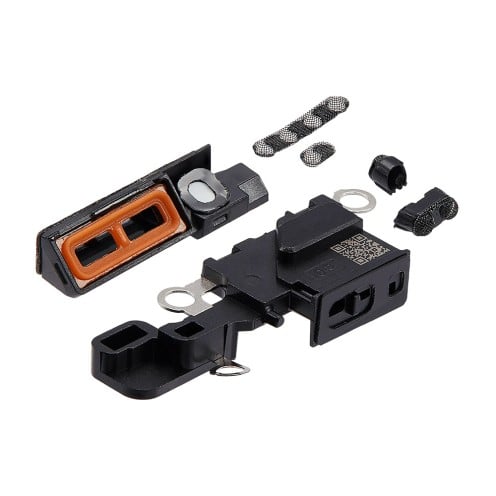 For iPhone 16 - Loudspeaker & Mic Mesh - Black - 10 Pack