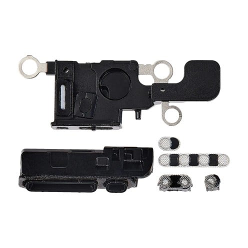 For iPhone 16 - Loudspeaker & Mic Mesh - White - 10 Pack