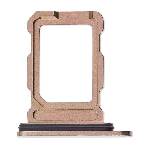 For iPhone 16 Pro - 16 Pro Max - SIM Card Tray - Dual SIM - Desert Titanium - Aftermarket