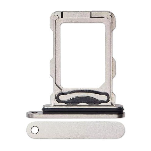 For iPhone 16 Pro - 16 Pro Max - SIM Card Tray - Dual SIM - Natural Titanium