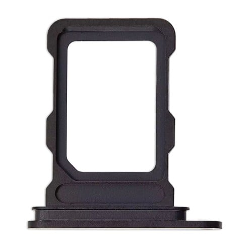 For iPhone 16 Pro - 16 Pro Max - SIM Card Tray - Single SIM - Black Titanium For iPhone 16 Pro - 16 Pro Max - SIM Card Tray - Single SIM - Black Titanium