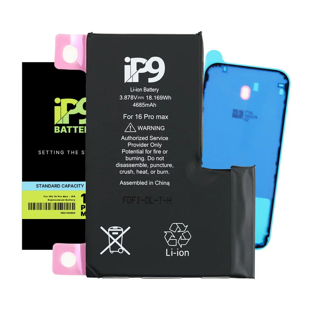 Apple iPhone 16 Ultramarine 100%バッテリー For iPhone 16 Pro Max - Battery - 4685mAh - iP9 - Standard Capacity