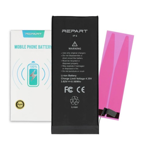For iPhone 6 - Battery Replacement High Capacity - 2350mAh - REPART PRIME