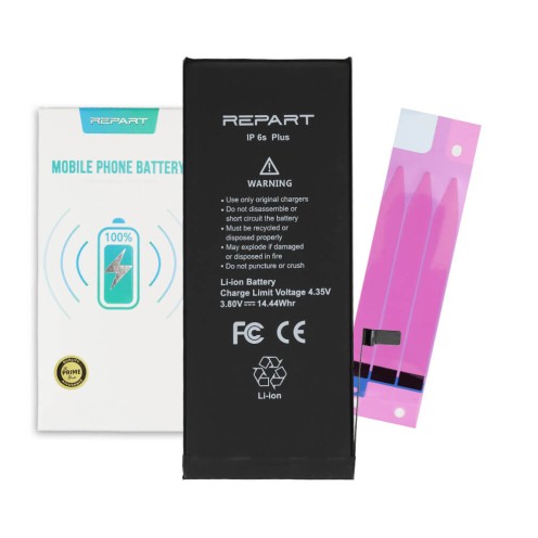 For iPhone 6S Plus - Battery Replacement High Capacity - 3800mAh - REPART PRIME