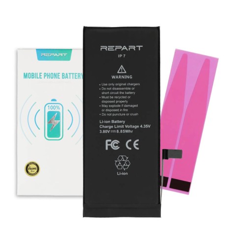 For iPhone 7 - Battery Replacement High Capacity - 2330 mAh - REPART PRIME