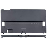 For Nintendo Switch OLED - Rear Cover Housing Case With Bottom Rail - Pulled Used For Nintendo Switch OLED - Rear Cover Housing Case With Bottom Rail - Pulled Used