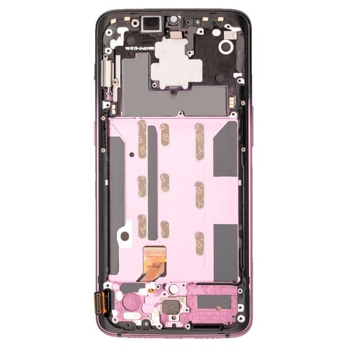 For OnePlus 6T - A6010 - A6013 - OLED Screen Assembly with Frame - Thunder Purple - Refurbished