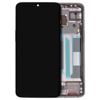 For OnePlus 7 - GM1901 - GM1903 - OLED Screen Assembly with Frame - Mirror Grey - Refurbished