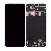 For Samsung Galaxy A20 - SM-A205F - Screen Assembly With Frame - Refurbished