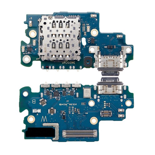 Genuine Samsung Galaxy A53 5G - SM-A536 - Charging Port Board With SIM Card Reader - GH59-15556A - Reclaimed