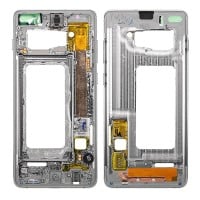 For Samsung Galaxy S10 - SM-G973 - Midframe Housing With Small Parts - Prism Blue - Aftermarket For Samsung Galaxy S10 - SM-G973 - Midframe Housing With Small Parts - Prism Blue - Aftermarket
