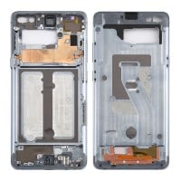 For Samsung Galaxy S10 - SM-G973 - Midframe Housing With Small Parts - Prism White - Aftermarket For Samsung Galaxy S10 - SM-G973 - Midframe Housing With Small Parts - Prism White - Aftermarket