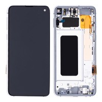 For Samsung Galaxy S10e - SM-G970 - Screen Assembly - Prism White - Refurbished