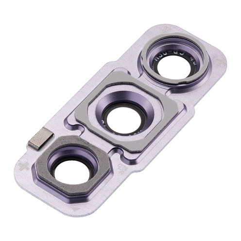 For Samsung Galaxy S21 FE - SM-G990 - Rear Camera Glass Lens With Bezel & Adhesive - Lavender For Samsung Galaxy S21 FE - SM-G990 - Rear Camera Glass Lens With Bezel & Adhesive - Lavender
