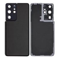 Genuine Samsung Galaxy S21 Ultra 5G - SM-G998 - Back Cover Glass With Camera Lens - Phantom Black - GH82-27283A Genuine Samsung Galaxy S21 Ultra 5G - SM-G998 - Back Cover Glass With Camera Lens - Phantom Black - GH82-27283A