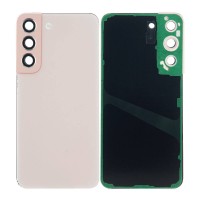 Genuine Samsung Galaxy S22 - SM-S901 - Back Cover Glass With Camera Lens - Pink Gold - GH82-27434D