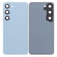 For Samsung Galaxy S23 - SM-S911- Back Cover With Adhesive & Camera Lens - Blue - Aftermarket - No Logo