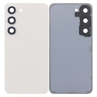 For Samsung Galaxy S23 - SM-S911- Back Cover With Adhesive & Camera Lens - Cream - Aftermarket - No Logo