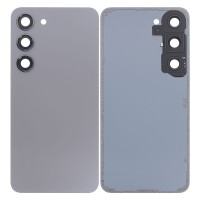 For Samsung Galaxy S23 - SM-S911- Back Cover With Adhesive & Camera Lens - Graphite - Aftermarket - No Logo