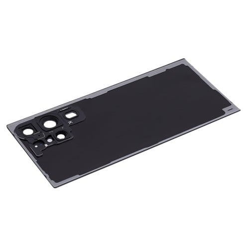 For Samsung Galaxy S23 Ultra - SM-S918 - Back Cover With Adhesive & Camera Lens - Phantom Black - No Logo